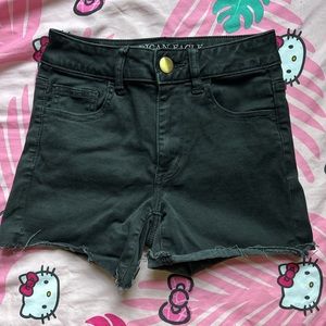 High Rise Jean Shorts